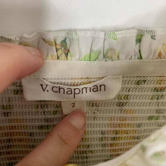 V. Chapman X REVOLVE Drew Mini Dress Smocked Womens Size 2 Floral - Picture 13 of 16